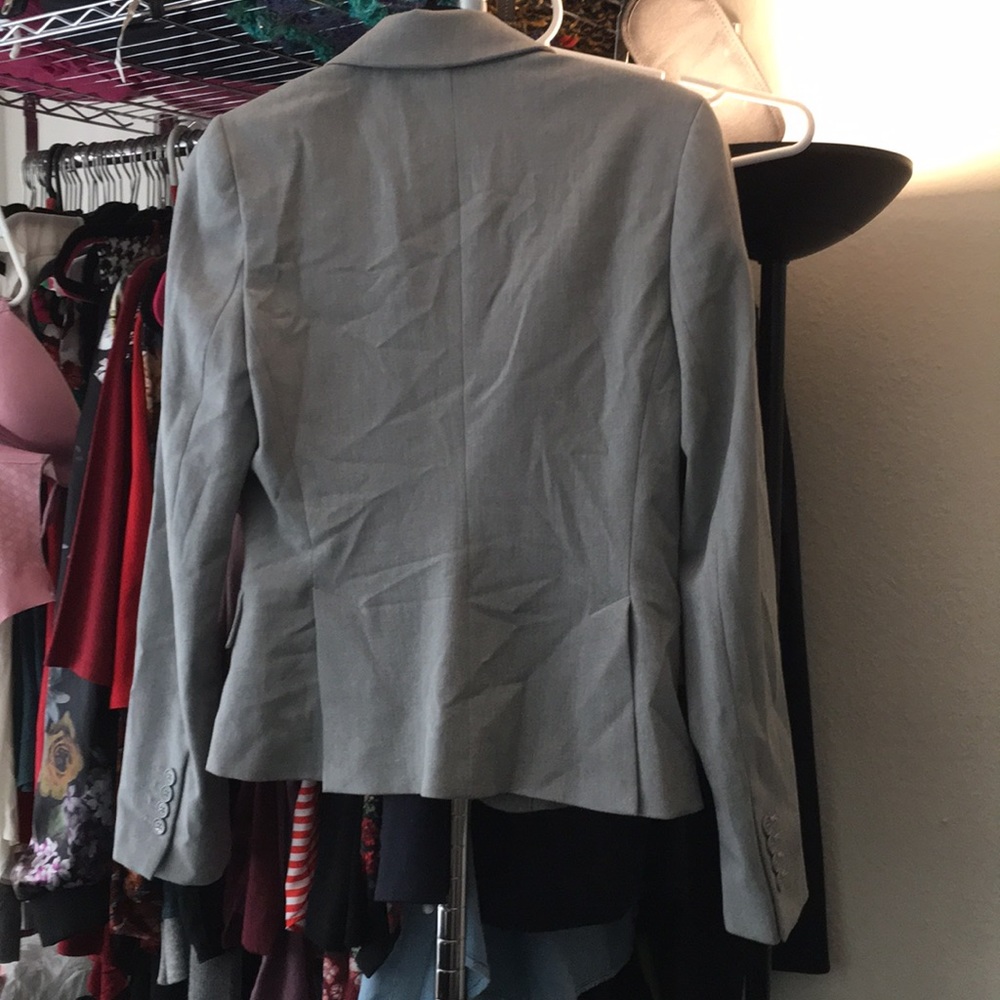 Suit jacket excellent for interviews.